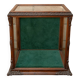 Rare counter display case / exhibition case in walnut display case.
