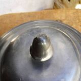 Soup bowl and its tin tray