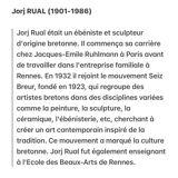 Art Deco enfilade signed Jorj Rual (1901-1986) dated 1935