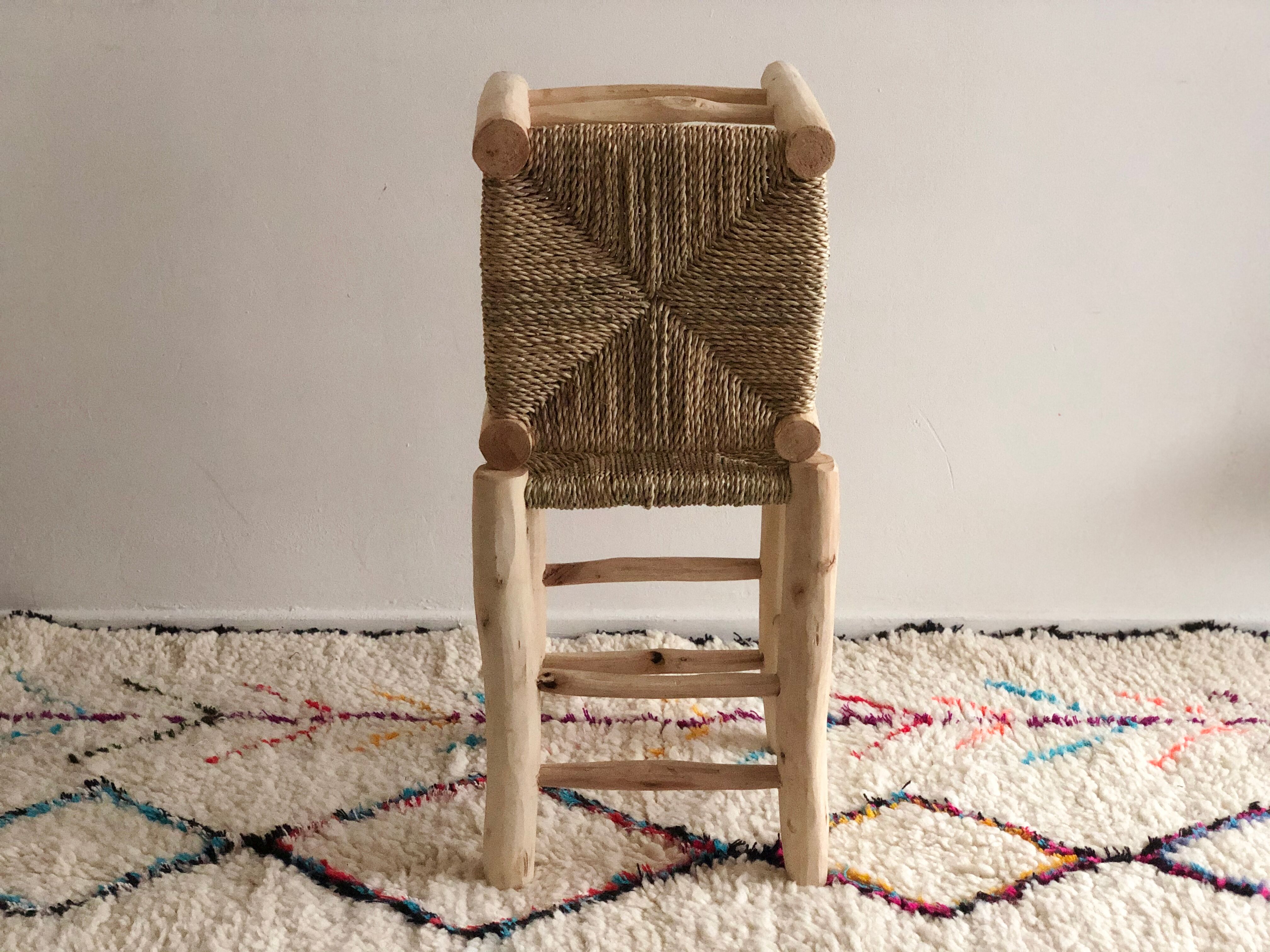 Authentic moroccan tabouret