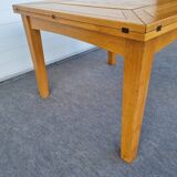 Table repas transformable carré octogonale années 80