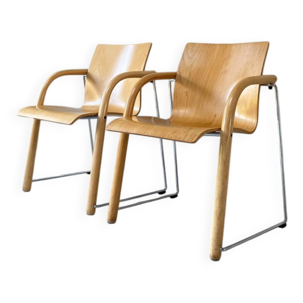 Ensemble de chaises vintage Thonet modèle S320