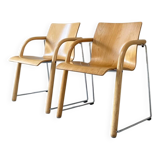 Set of vintage Thonet chairs model S320