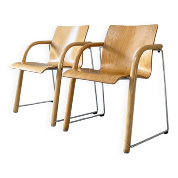 Set of vintage Thonet chairs model S320