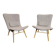 Paire de fauteuils restaurée par Miroslav Navratil