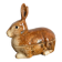 Ceramic rabbit, zoomorphic terrine