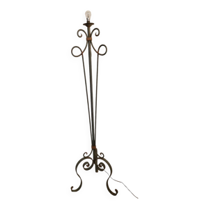Lampadaire fer forgé
