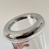Guzzini ice bucket / wine cooler with chrome rim