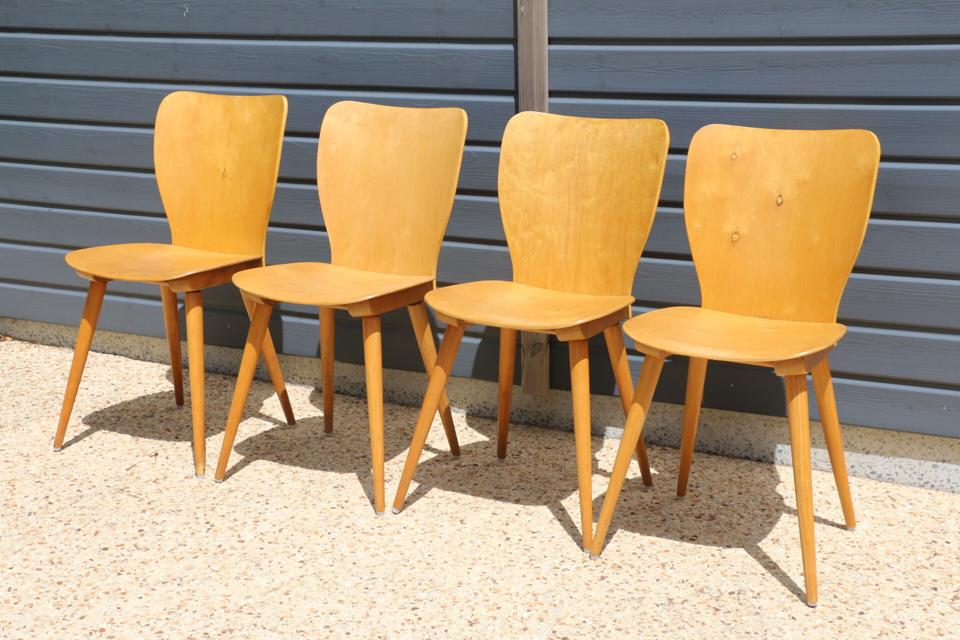 4 BAUMANN chairs 800G Max Bill 1955