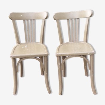 painted Baumann chairs