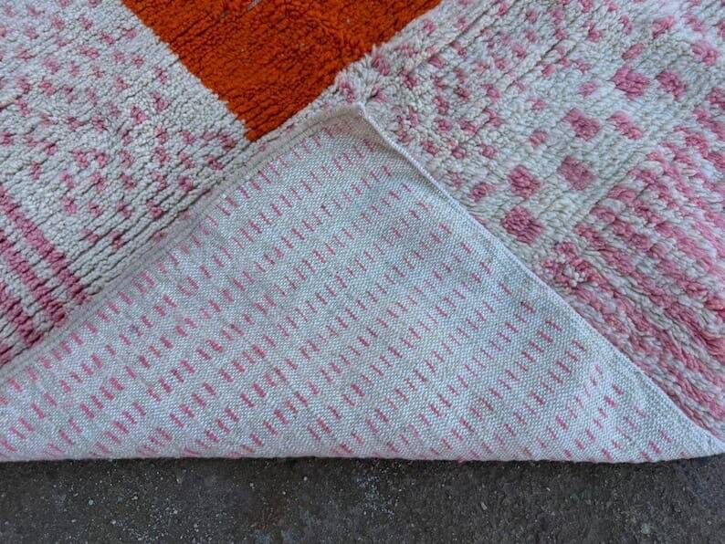 Hand-woven Berber Beni Ouraine rug