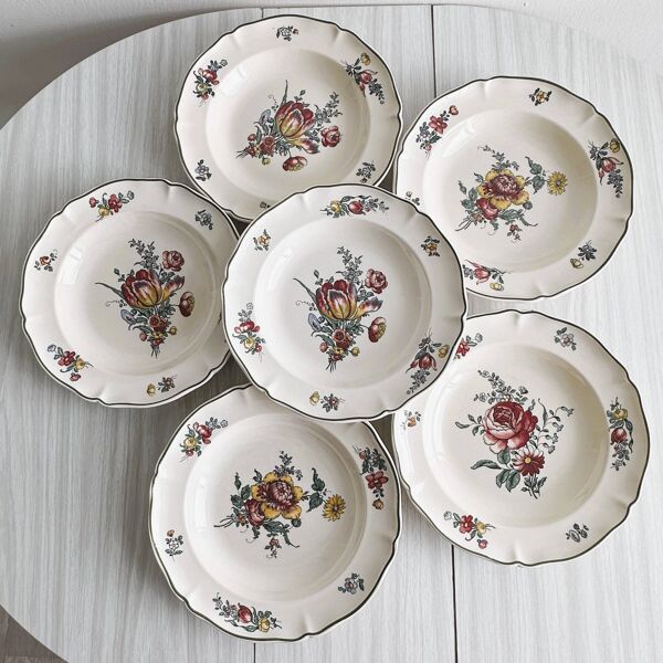 lot de 6 assiettes creuses Villeroy & Boch