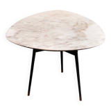 Elegant marble and brass accent table – chic small coffee or side table