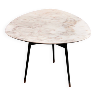Elegant marble and brass accent table – chic small coffee or side table