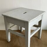 Old workshop stool, running board