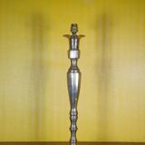 Large brass lamp with lampshade