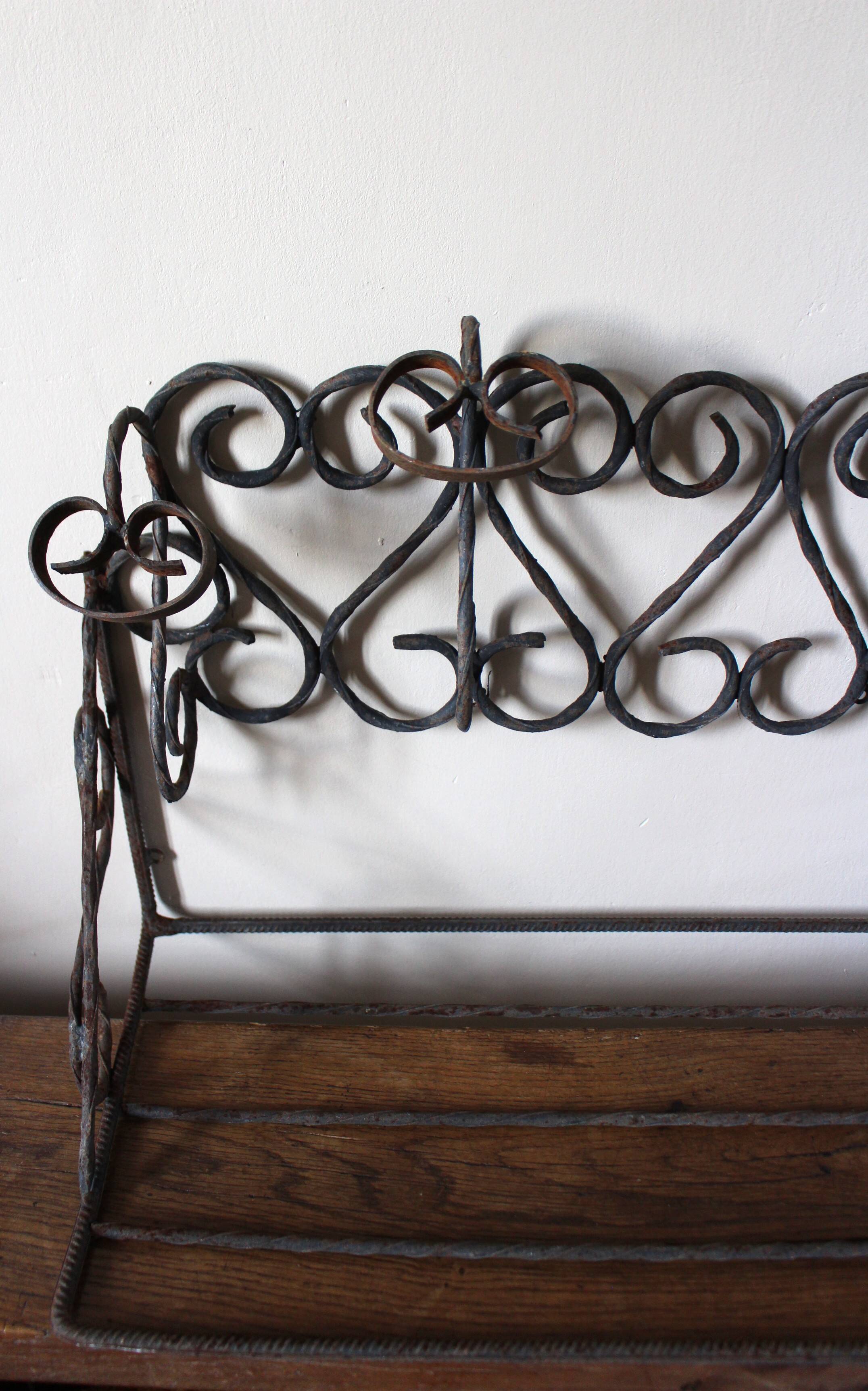Wrought Iron Flower Planter Shelf