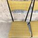 Three vintage chairs in the style of Colette Gueden.