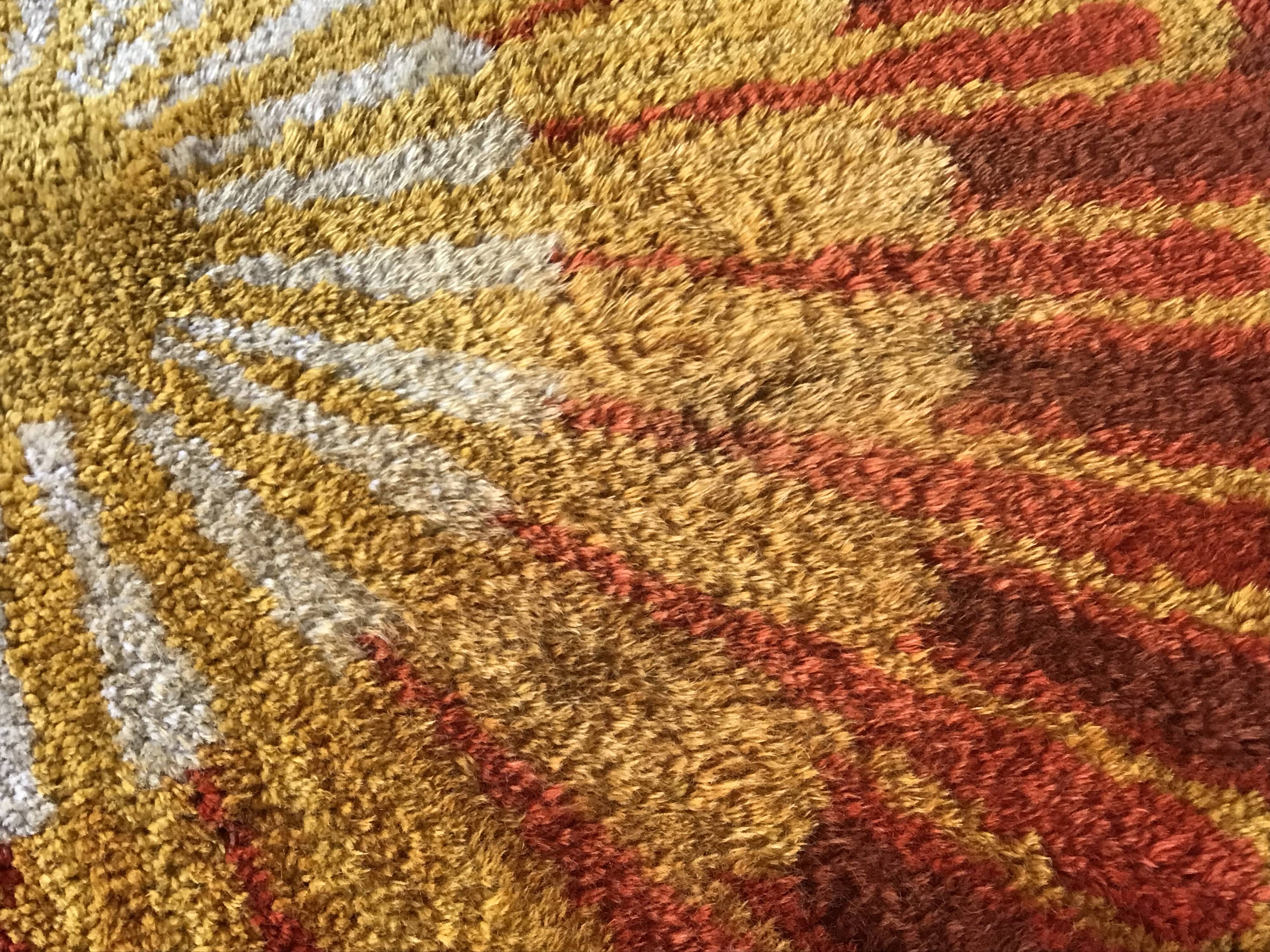 Round carpet desso vintage Annees 70