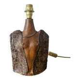 Lampe en grès en forme de buste de femme
