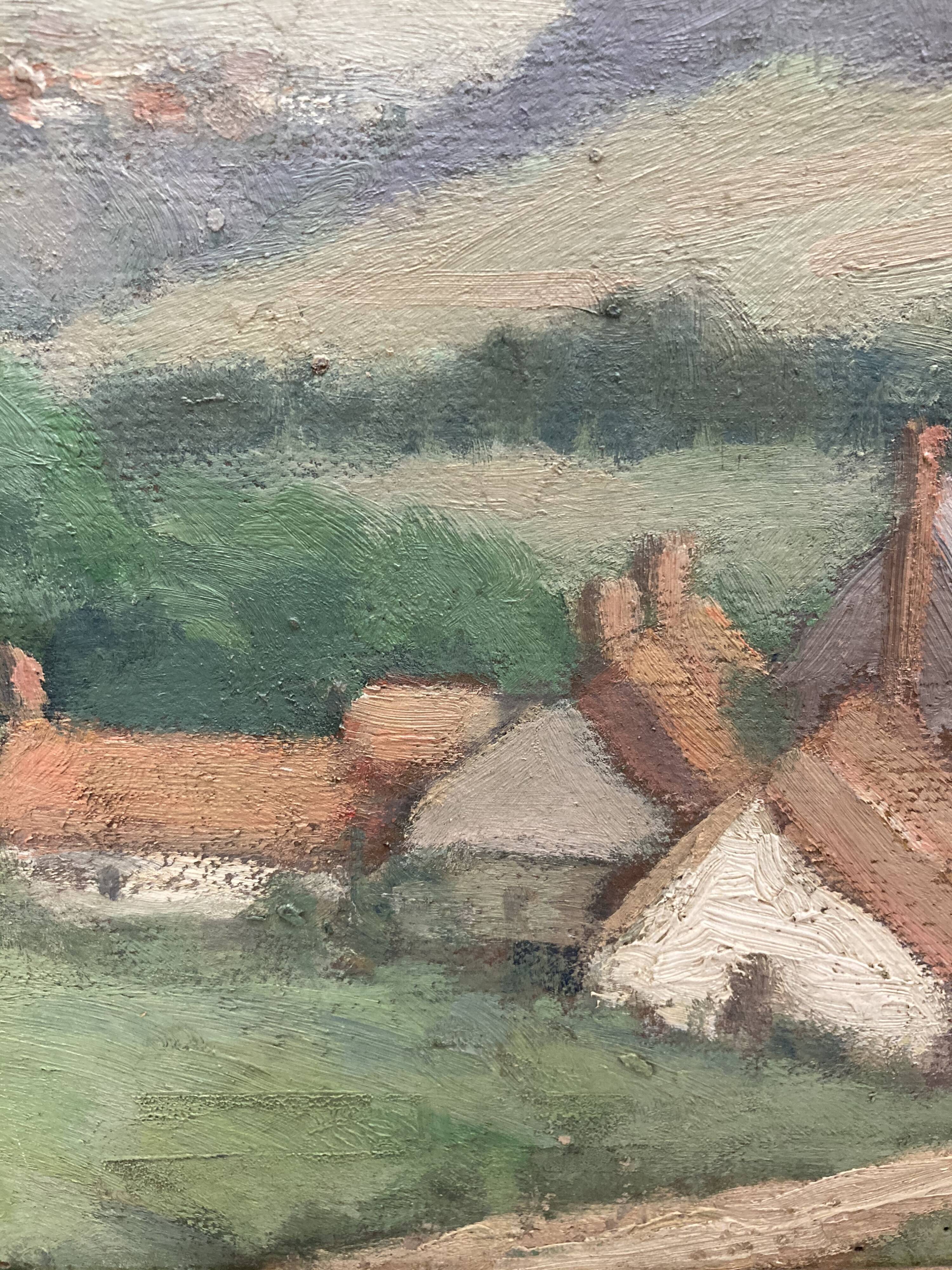 Signed landscape painting