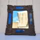 Lead mirror by Irena Jaworska, 1960s-70s