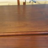 Walnut chest of drawers