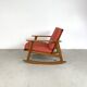Mid-century teak rocking-chair