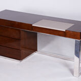 Mid-century walnut writing desk