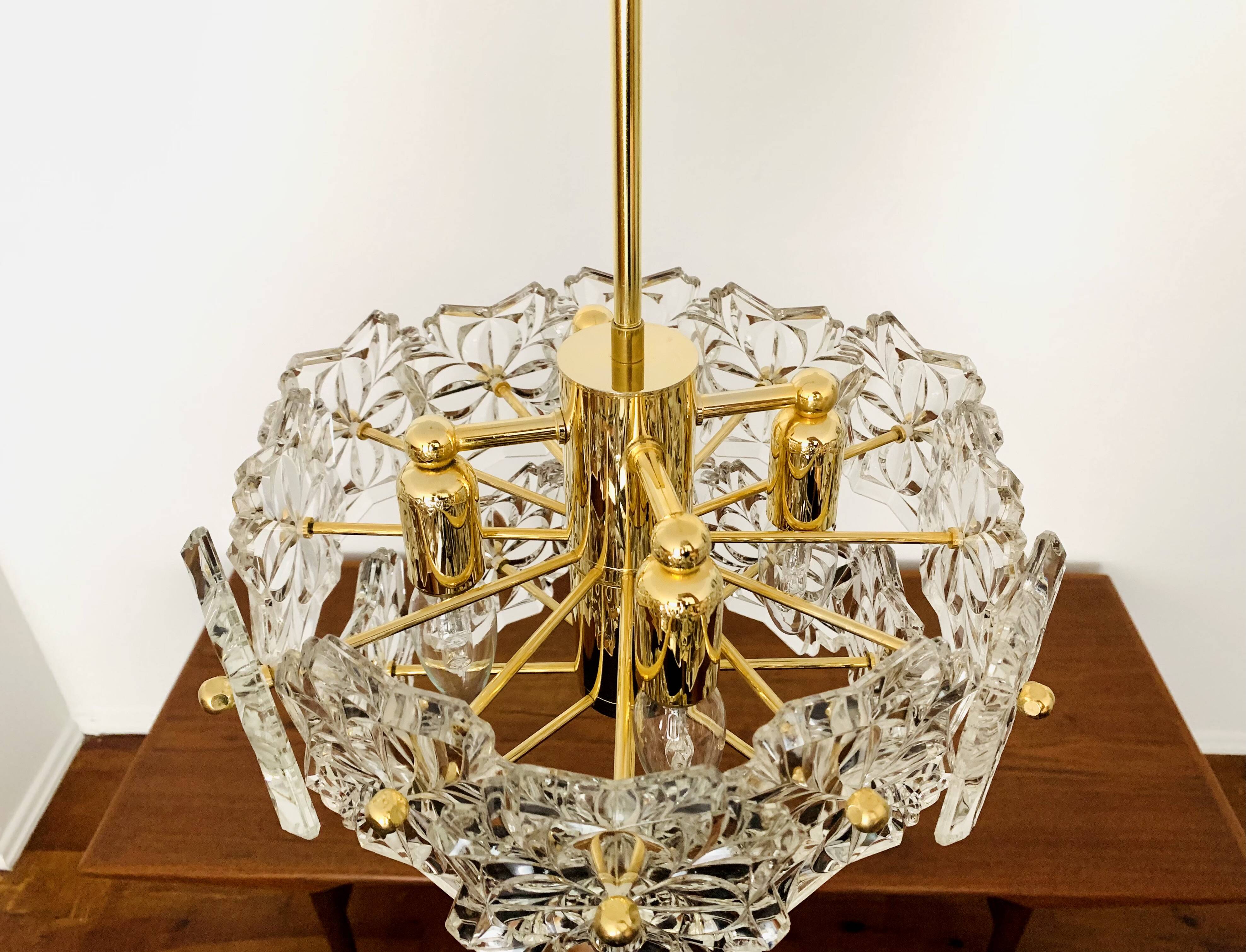 Crystal Glass Chandelier by Sölken
