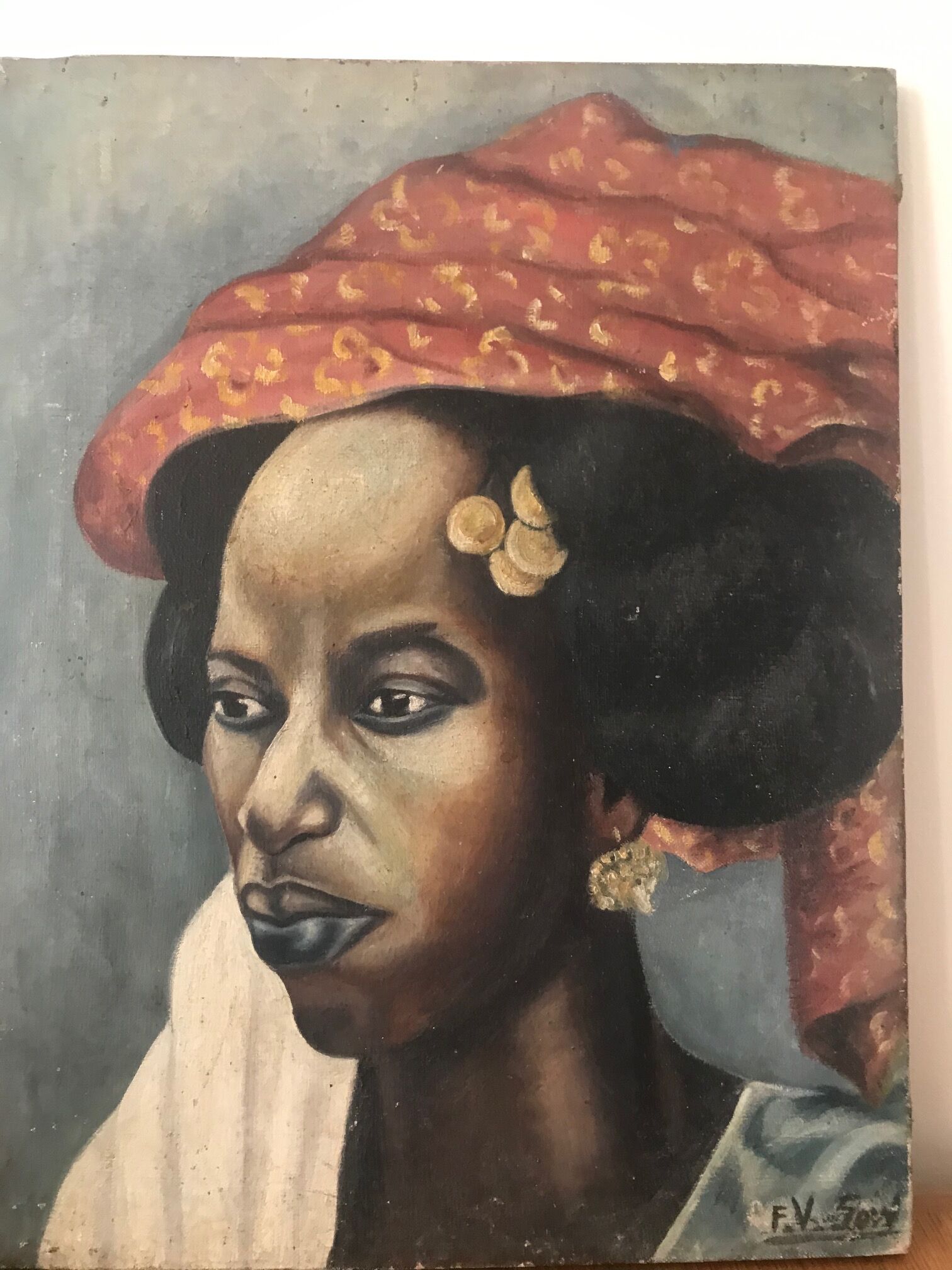 Portrait of an African woman