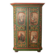 Antique Hand-Painted Folk Art Armoire