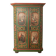Antique Hand-Painted Folk Art Armoire