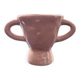 Pink handmade vase