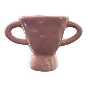 Vase artisanal rose