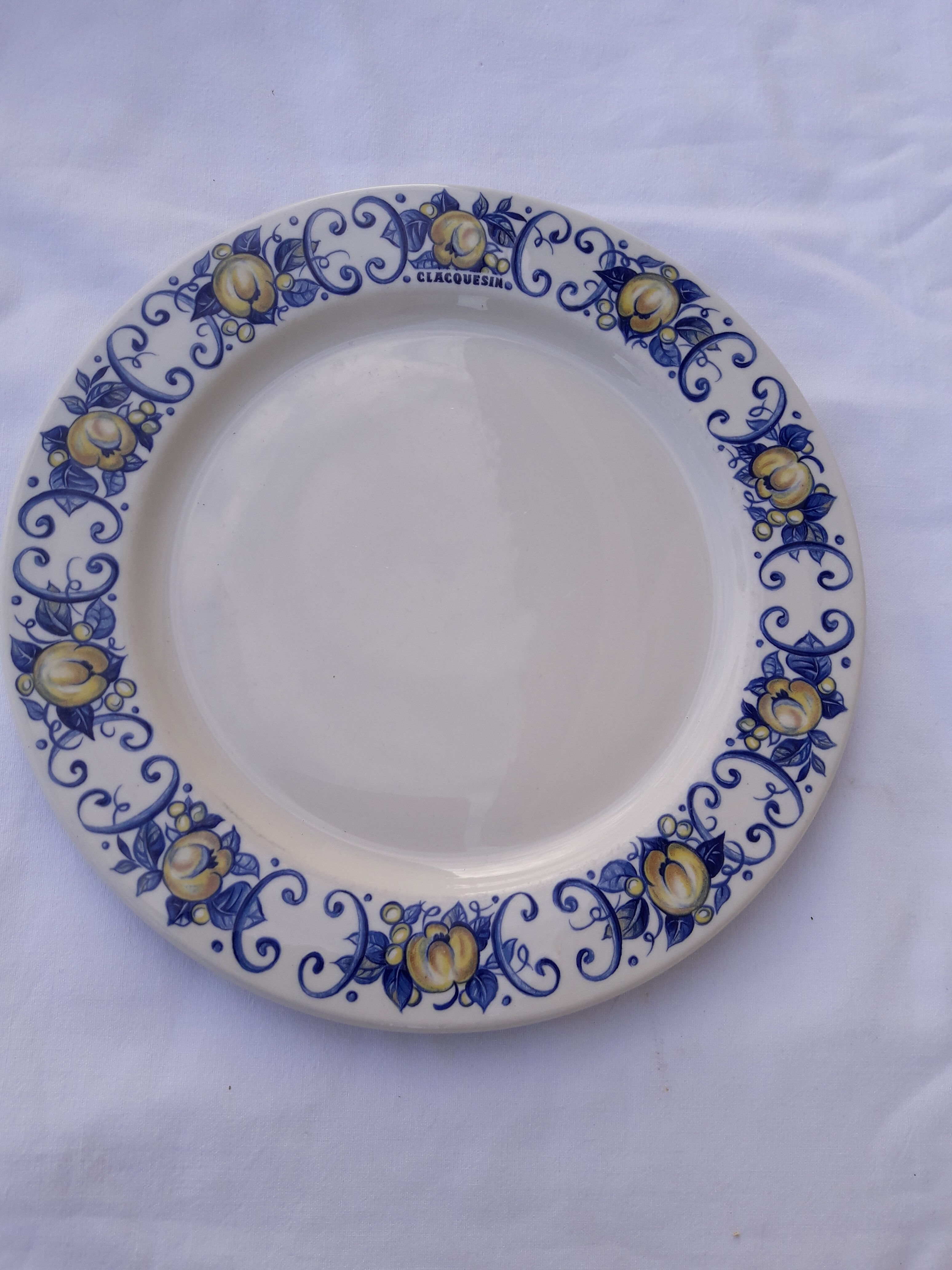 5 plates Villeroy and Boch model Cadiz Clacquesin diam 24 cm