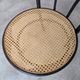 Mid-Century Thonet Style Dining Chair / Black Bentwood & Cane Seat Vintage