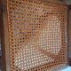 Set of 6 beautiful caned chairs in solid walnut Art Deco style.