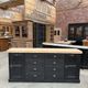 Workshop furniture from the early 20th century.