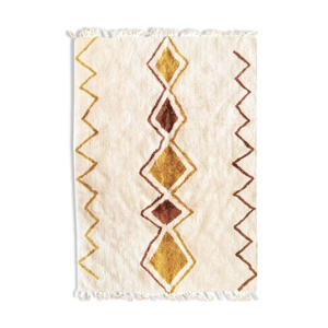 Tapis berbere 160 x 230 - blanc