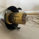 Minimalist white glass wall lamp