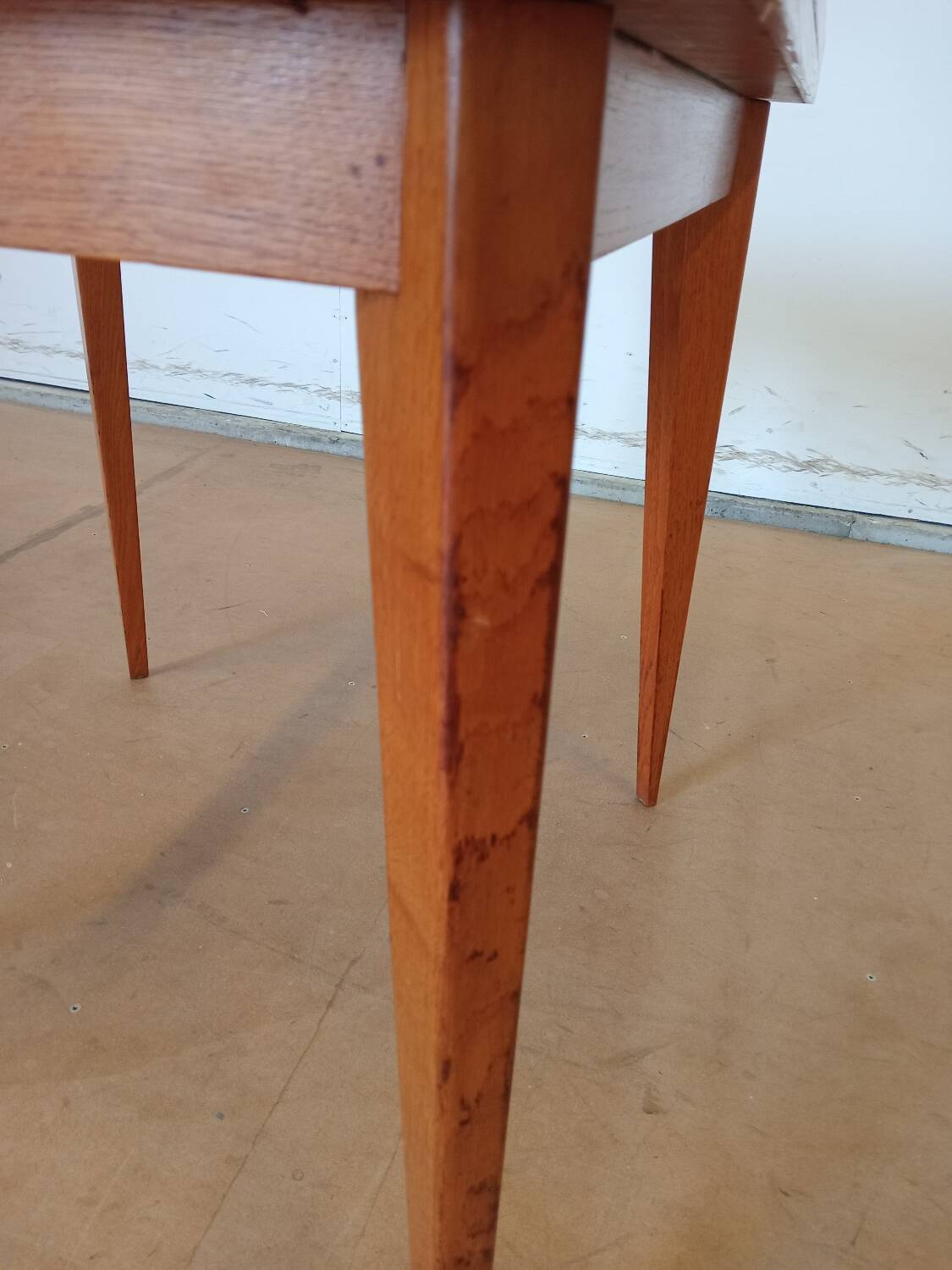 Vintage oak veneer table - 1960s