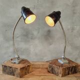 Antique industrial lamp | Machine lamp | Table lamp | 19th century