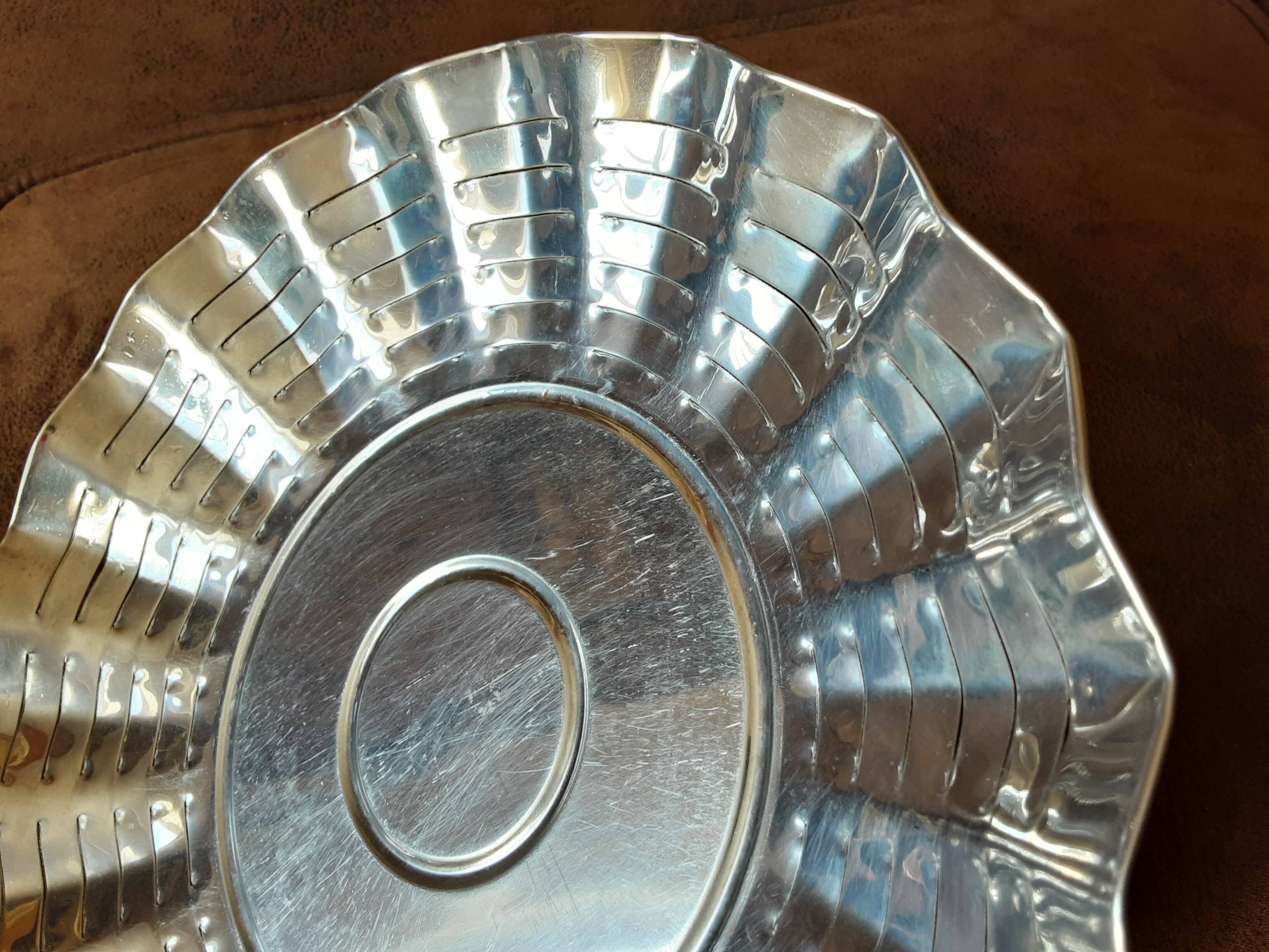 Set of 3 vintage metal cups