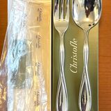 Christofle Galéa, 2 serving cutlery in very good condition.