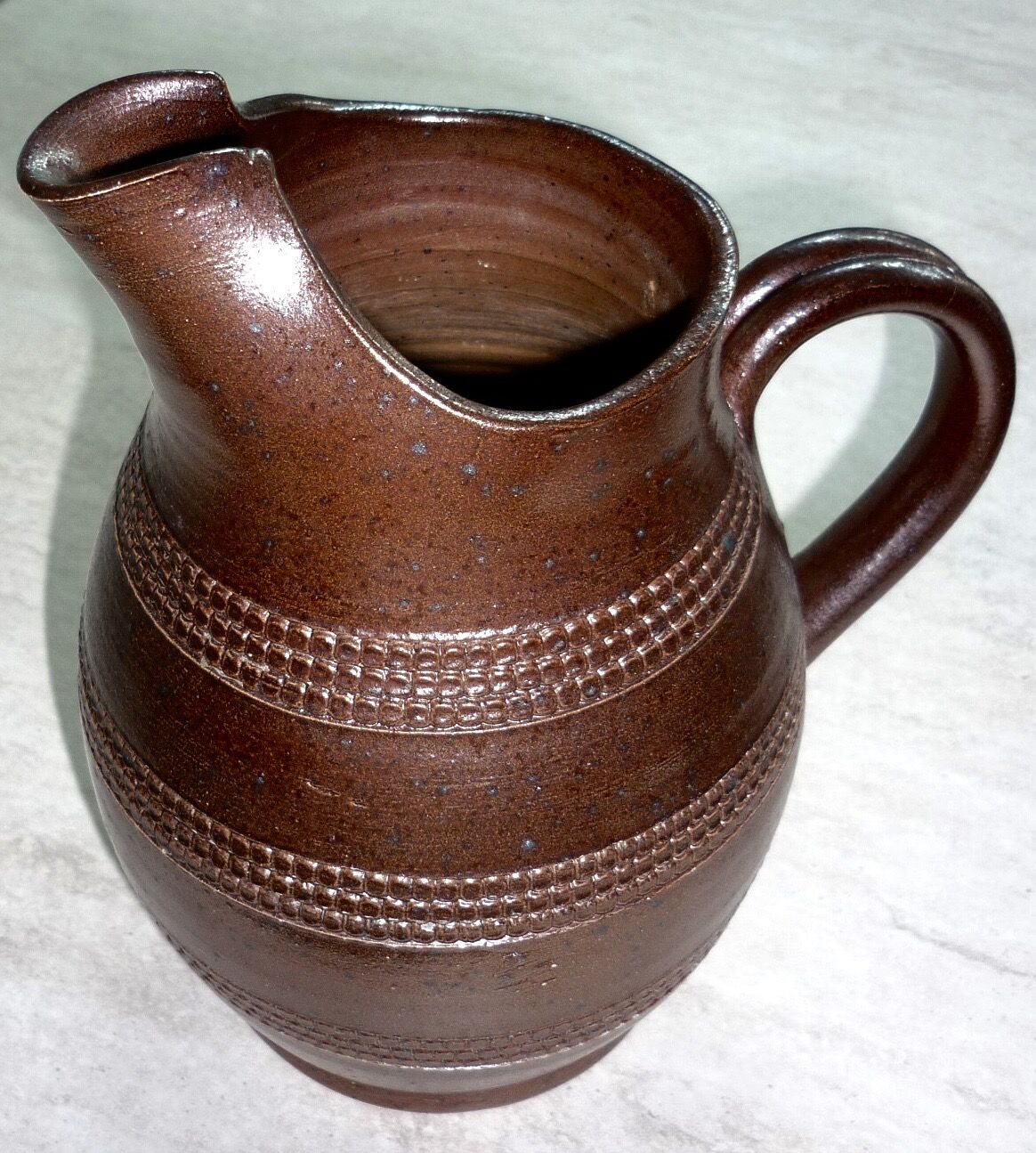 Dark brown Berry sandstone pitcher