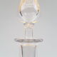 Baccarat crystal carafe, engraved frieze model, circa 1910