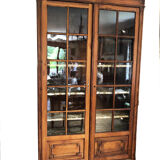 Old - showcase in solid wood