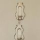Pair Of Mid Century Swedish Pewter Sconces