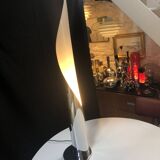 Vintage Floor Lamp • Flame • Stainless Steel • Space Age • 1970